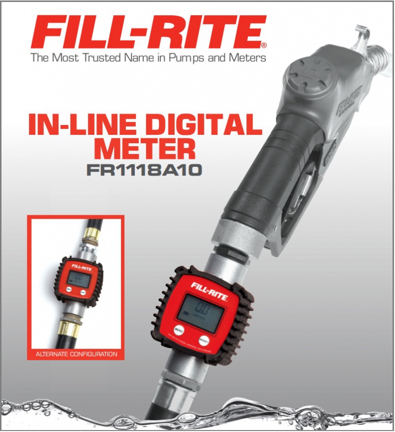 Henrich Proud to Announce the New Fill Rite Inline Digital Meter!